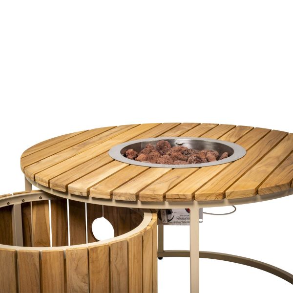 Enjoyfires vuurtafel Roundi Ø90x50 cm - zand - Afbeelding 4
